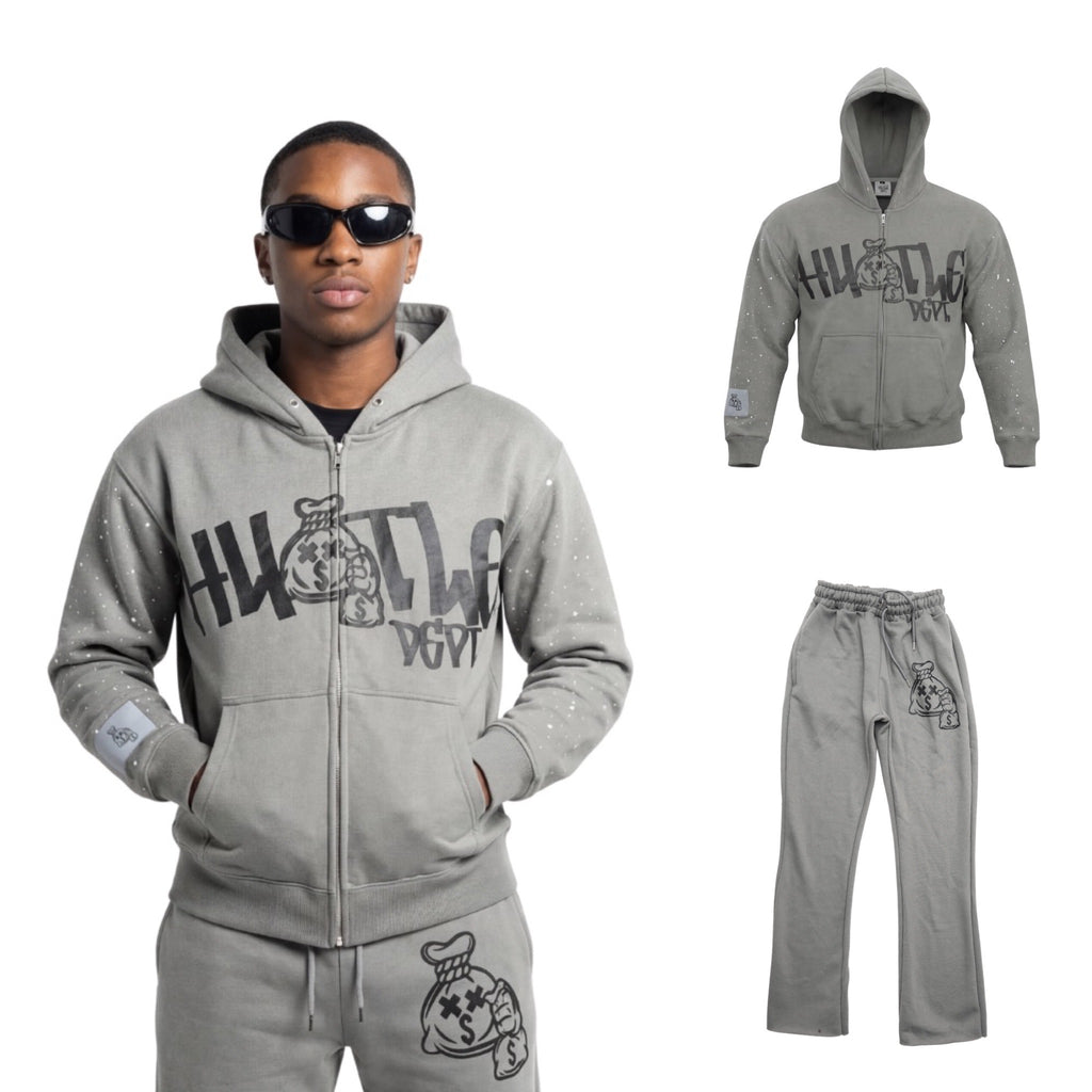 Hustle Dept Rhinestone Sweatsuits