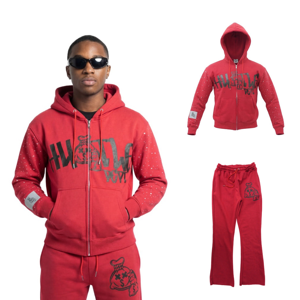 Hustle Dept Rhinestone Sweatsuits